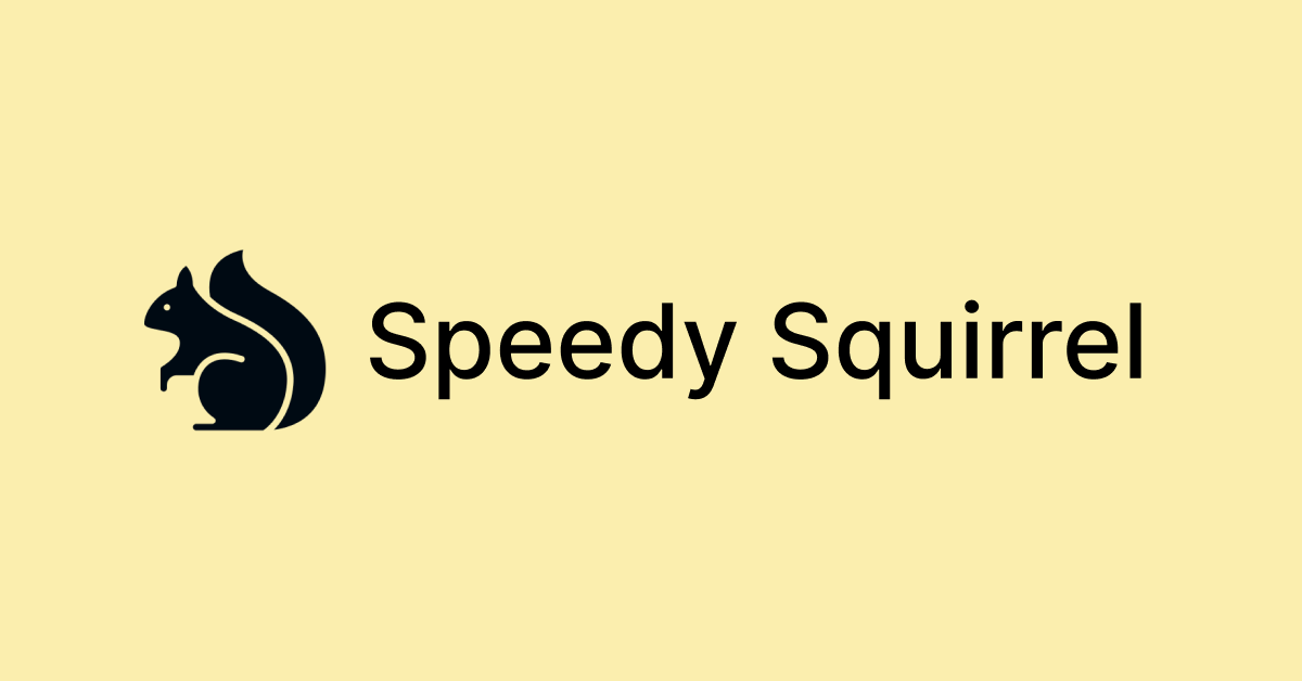 Speedy Squirrel logo